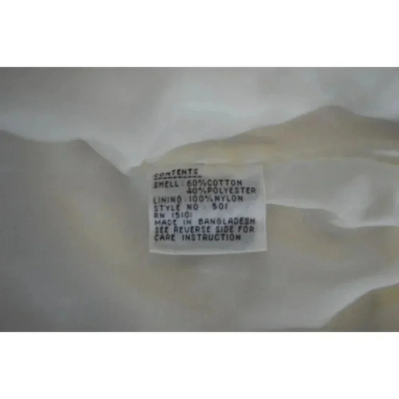 Current Seen Women's Vintage White Cotton/Polyester Jacket L - Picture 5 of 8